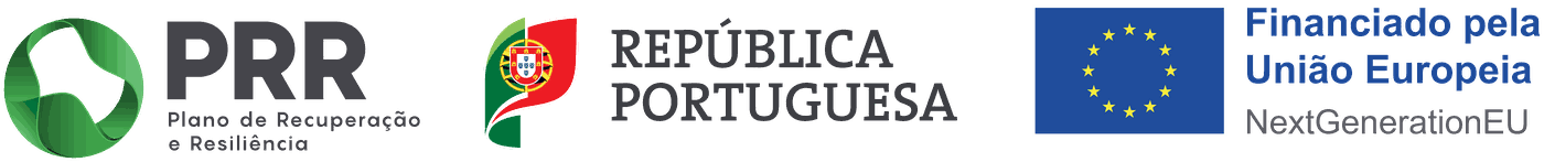 Plano de Recuperação e Resiliência · República Portuguesa · Financiado pela União Europeia, NextGenerationEU